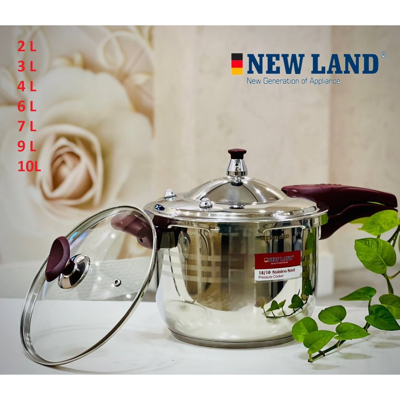 زودپز استیل 2 لیتری NL-2130RD