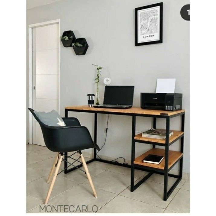 استند قفسه کتابخانه ترکیب چوب وفلز کد6547