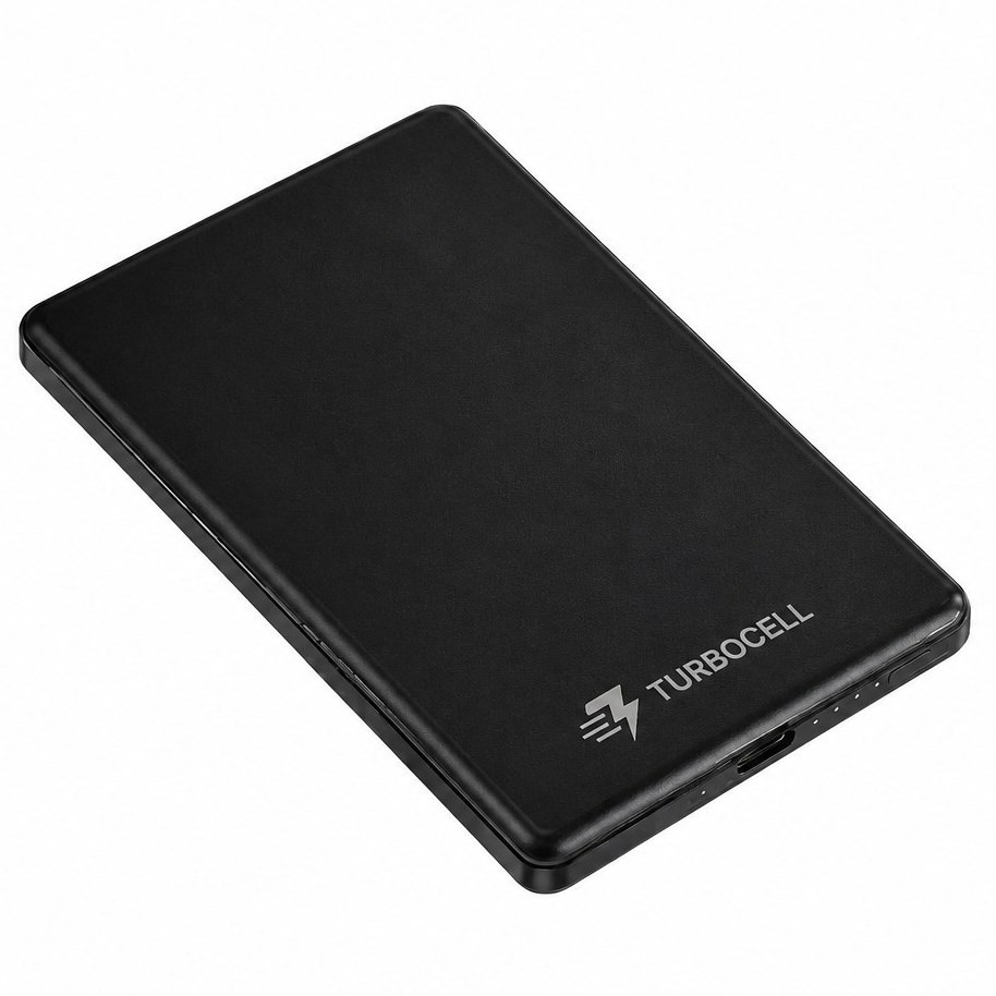 پاوربانک مگ سیف TurboCell D3805 ظرفیت 5000 میلی آمپرساعت شارژ بی سیم مغناطیسی و طراحی فوق سبک