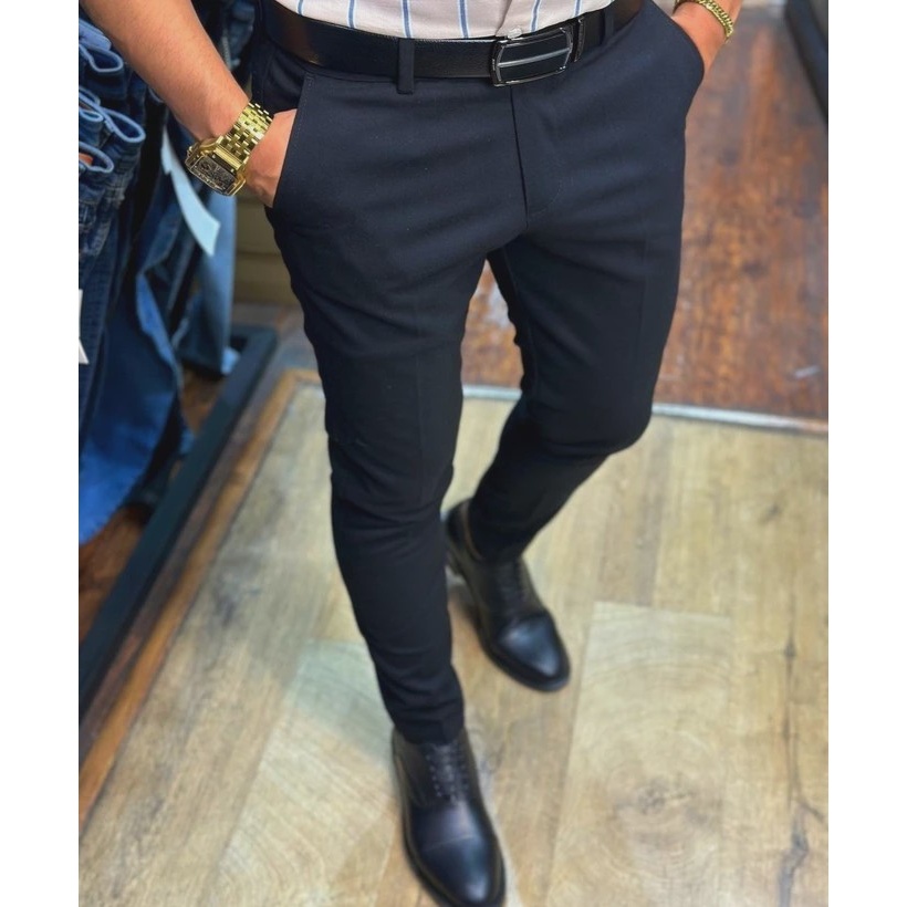 شلوار پارچه ای سابله مشکی فول کش اسپرت درجه یک تضمینی برند Gucci-ارجینال