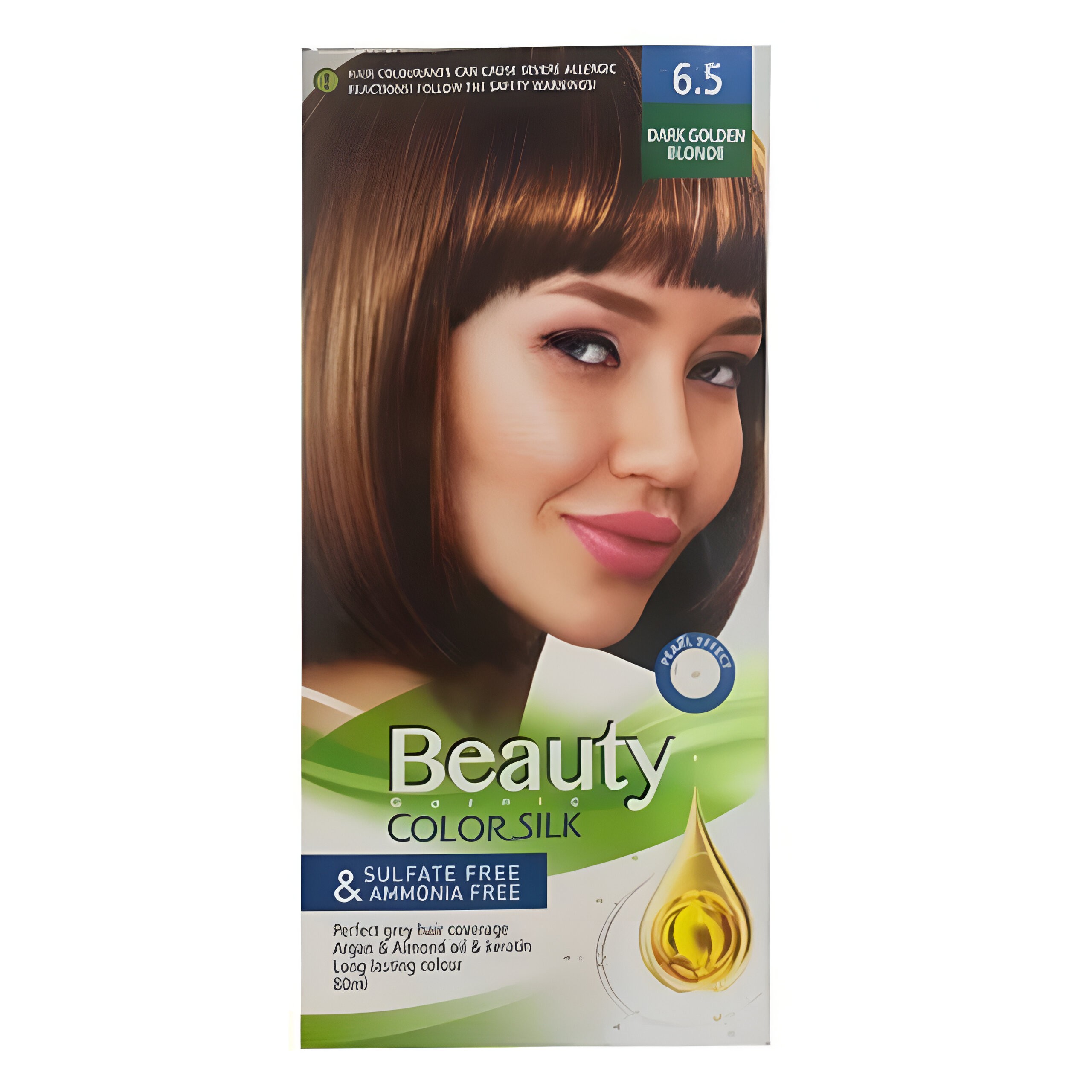 کیت رنگ مو بیوتی شماره 6 5 بلوند طلایی تیره (DARK GOLDEN BLOND) حجم 80 میلی لیتر