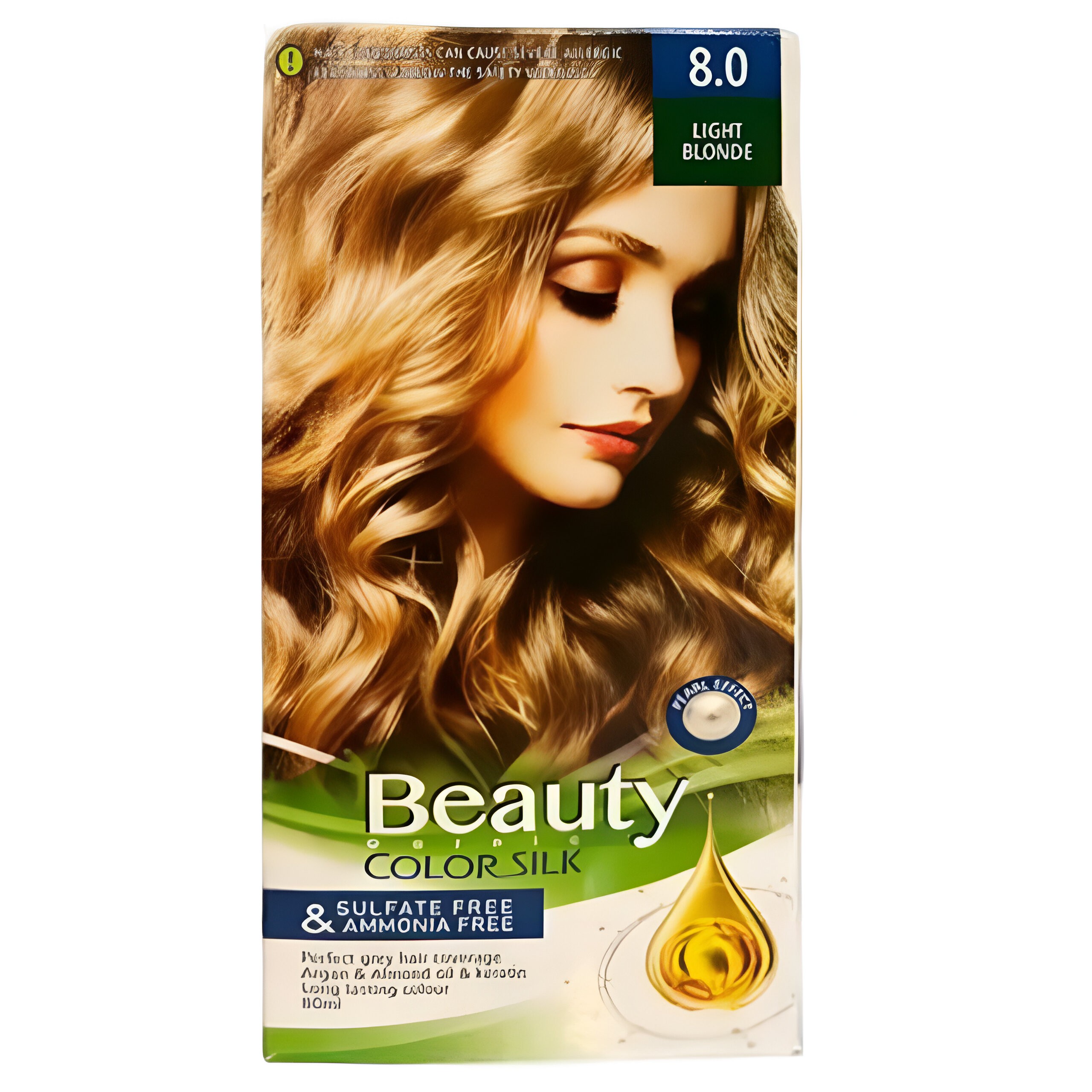کیت رنگ مو بیوتی شماره 8 0 بلوند روشن (LIGHT BKONDE) حجم 80 میل