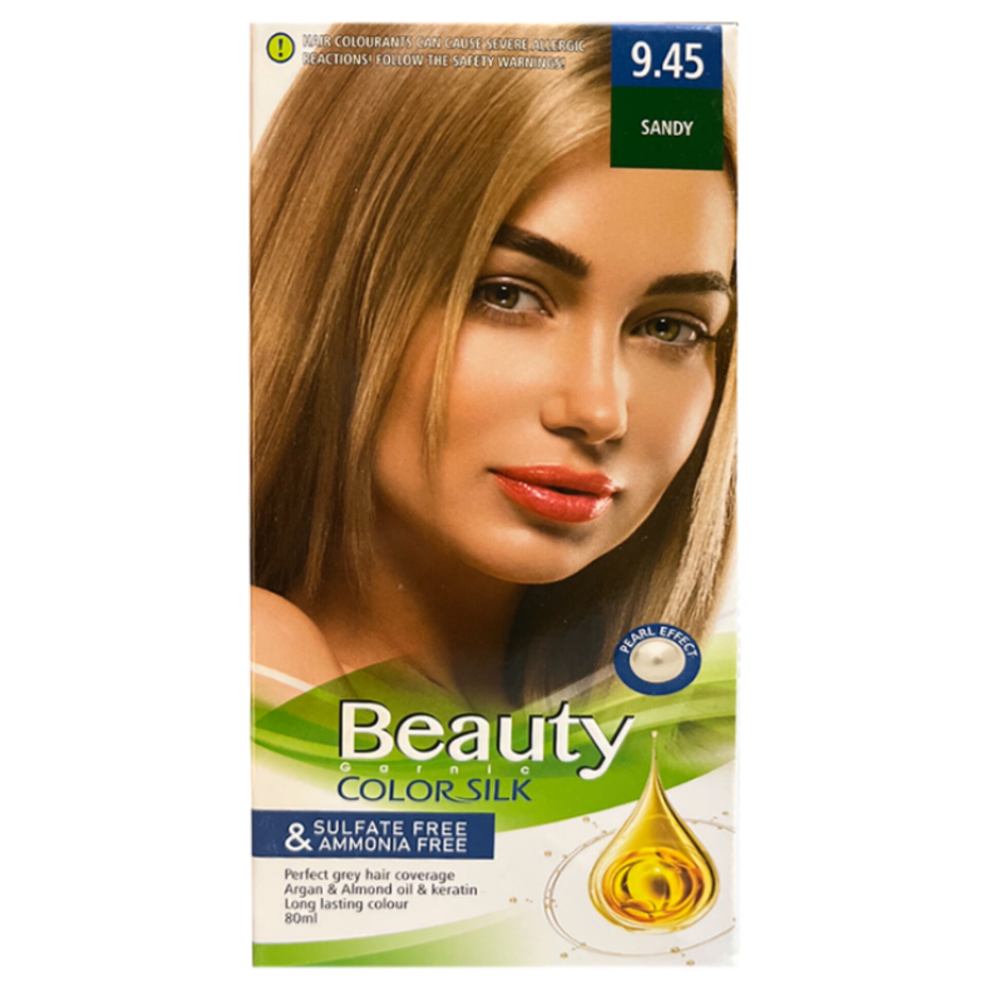 کیت رنگ مو بیوتی شماره 9 45 شنی (SANDY)حجم 80 میل