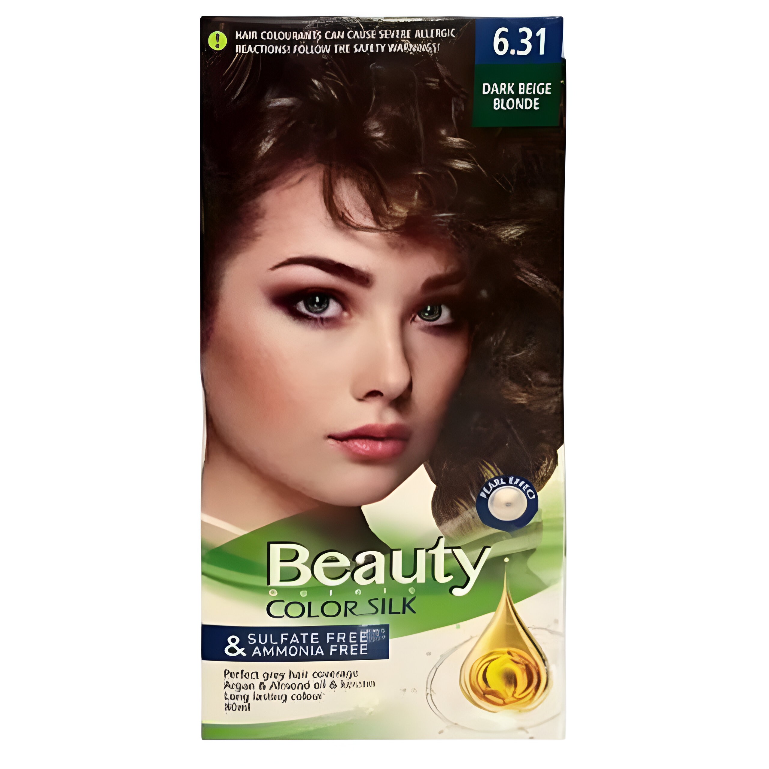 کیت رنگ مو بیوتی شماره 6 31 (DARK BEIGE BLONDE) بلوند بژ تیره حجم 80 میلی لیتر