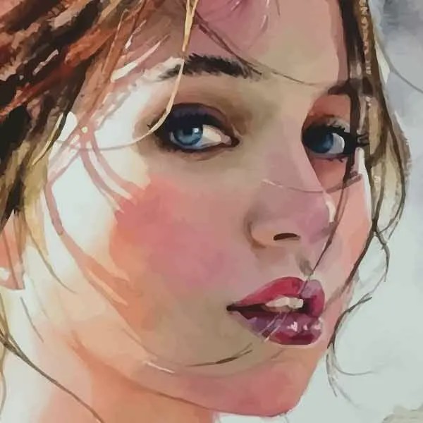 تابلو بوم چاپی لاویا طرح نقاشی زن کد ART-866
