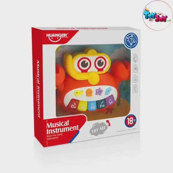 ارگ موزیکال خرچنگ هانگر Huanger 0535 اسباب بازی آموزشی و سرگرمی کودک