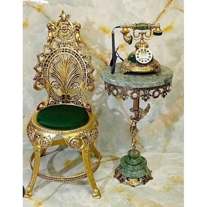 ست سه تیکه(صندلی و میز تلفن و تلفن رو میزی )
