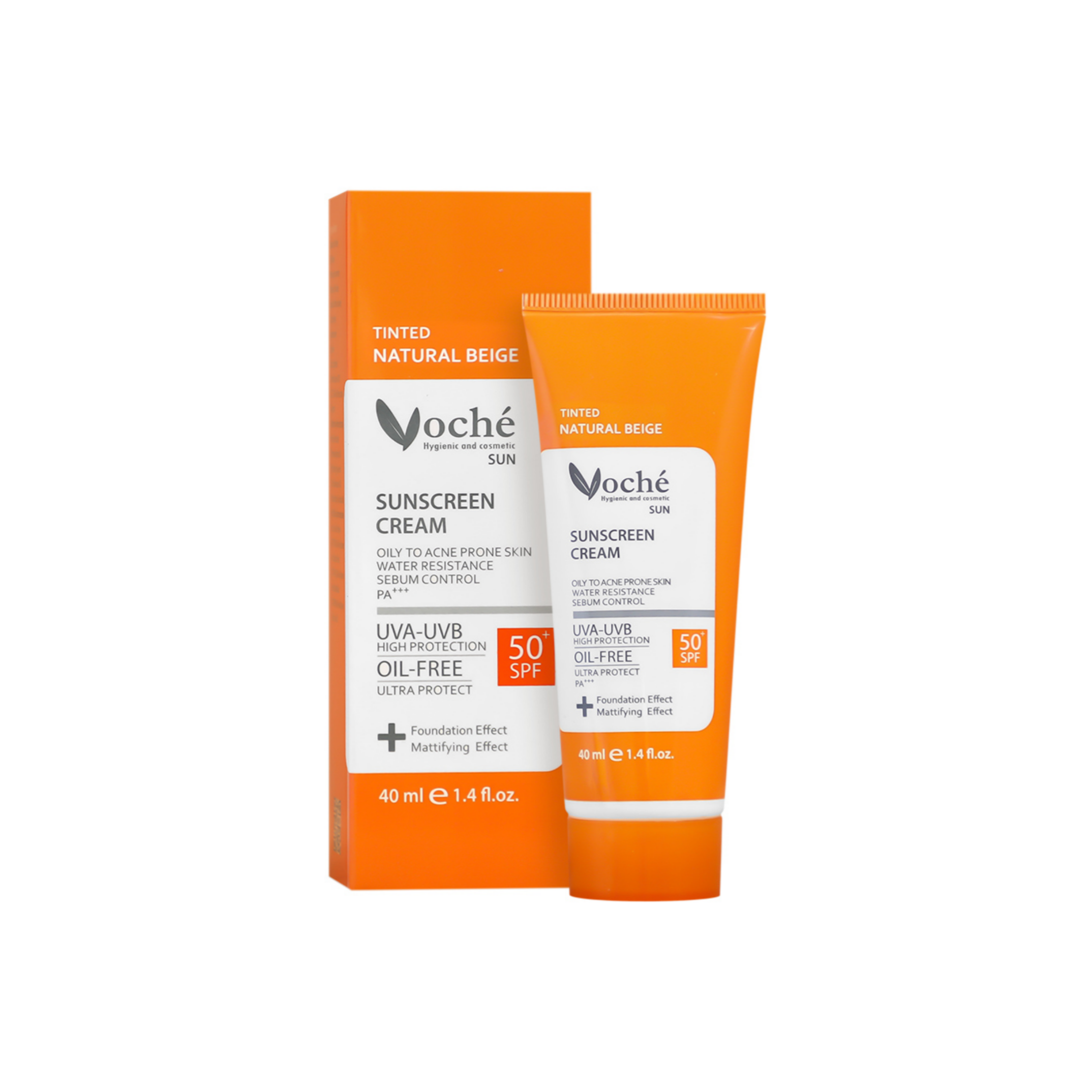 کرم ضد آفتاب SPF50 وچه مناسب پوست چرب و مستعد آکنه 40 میلی لیتر