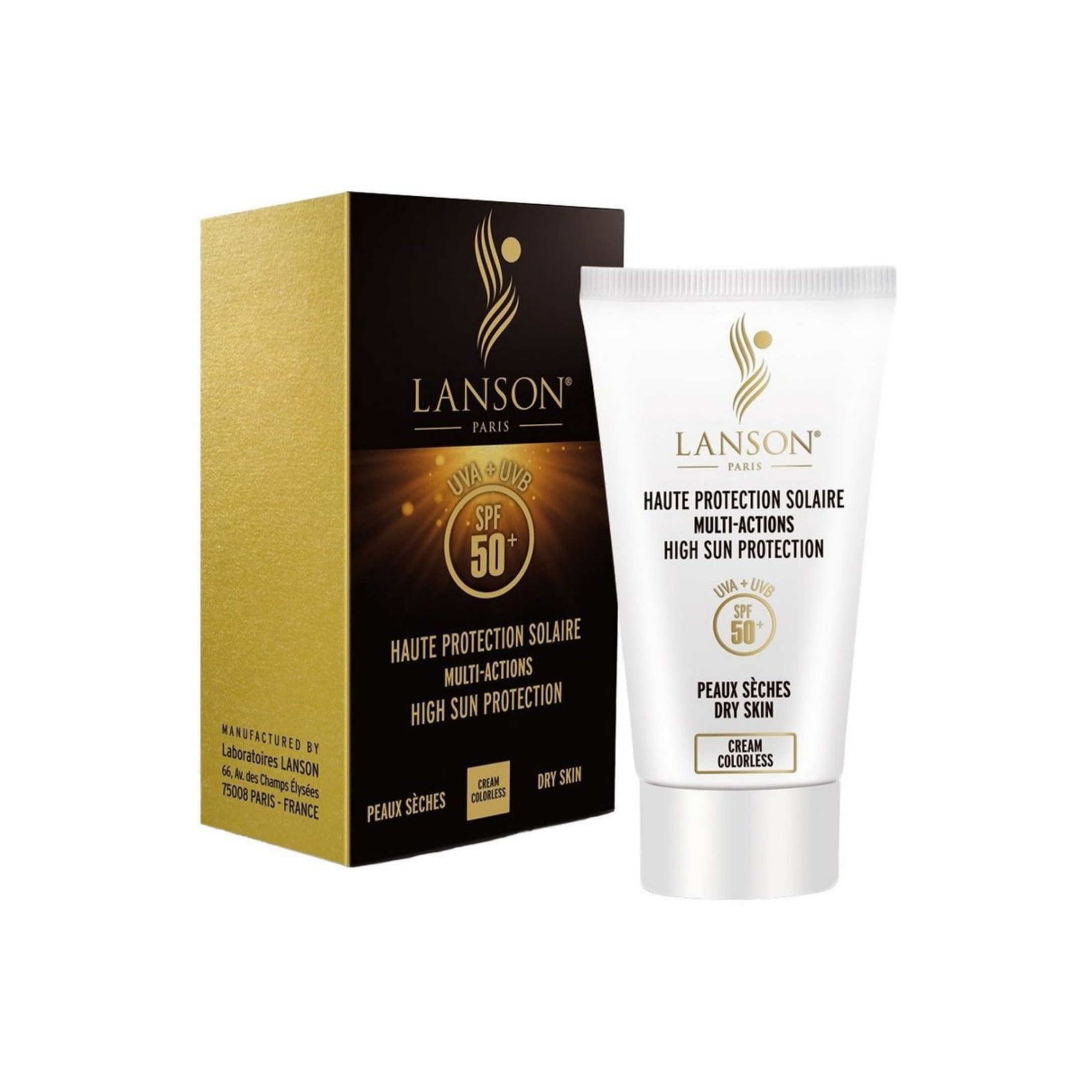 کرم ضد آفتاب لانسون مدل cream colorless بی رنگ حجم 40 میلی لیتر