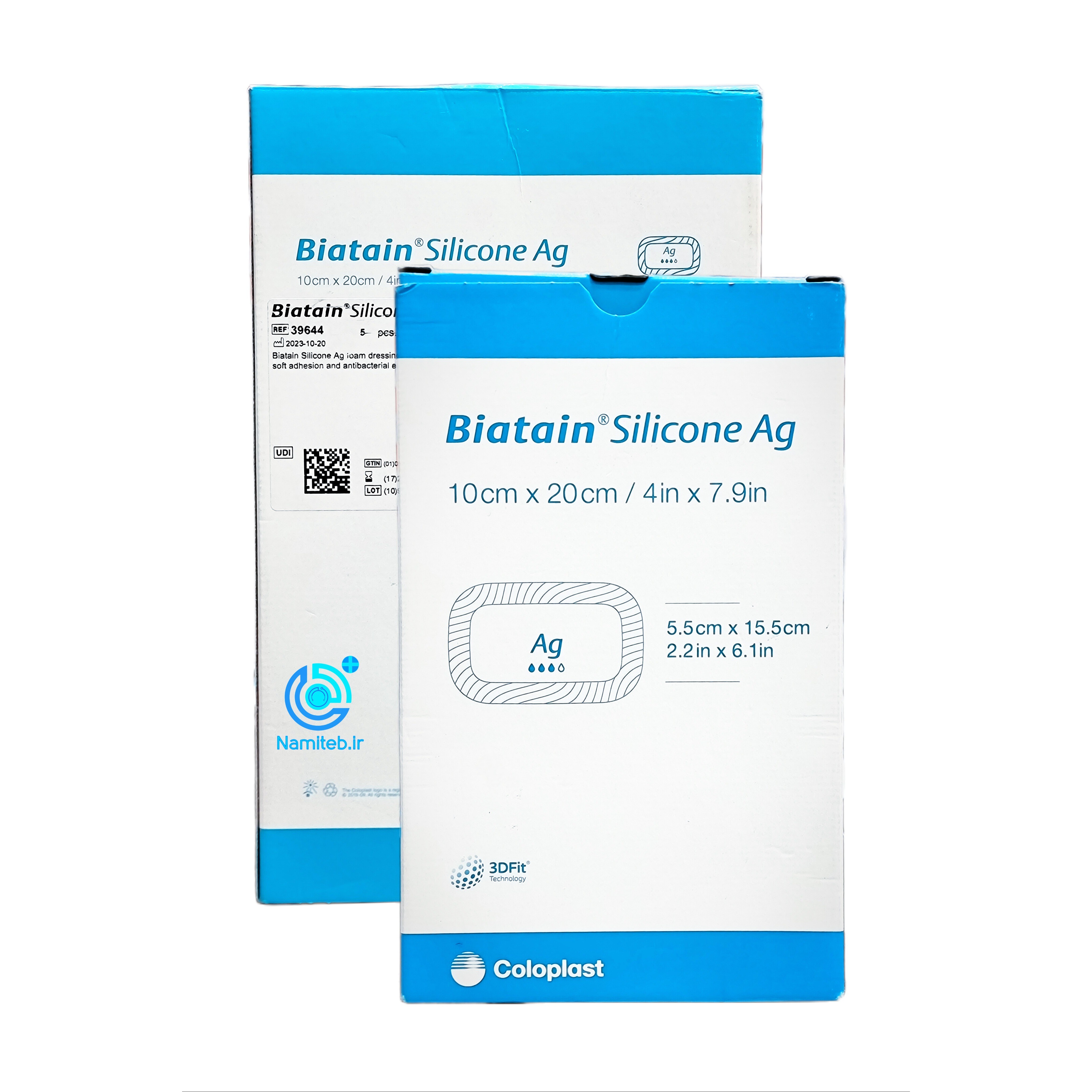 فوم سیلیکون و نقره 10 20 Coloplast