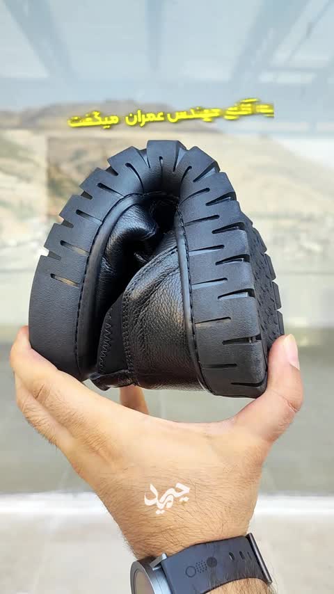 کفش مردانه چرم طبیعی HUMMER ORGINAL