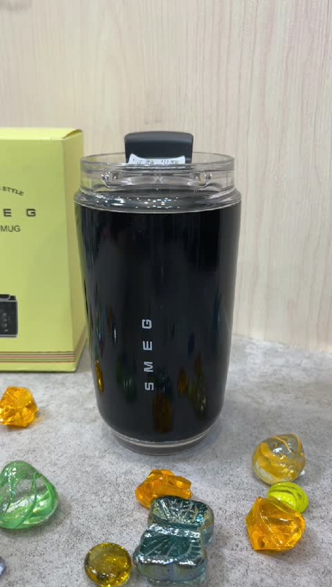 تراول ماگ اسمگ (smeg) مشکی اورجینال دارای هولوگرام به حجم