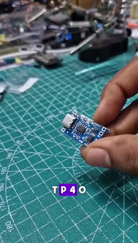 ماژول شارژ باتری لیتیومی TP4056 با درگاه تایپ سی TYPE C با محافظ (3 چیپ)