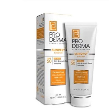 کرم ضدآفتاب بی رنگ پوست معمولی تا خشک SPF60 پرودرما
