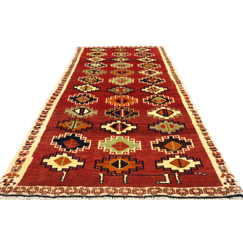 قالیچه دستبافت قشقایی (105×202) سانتیمتر