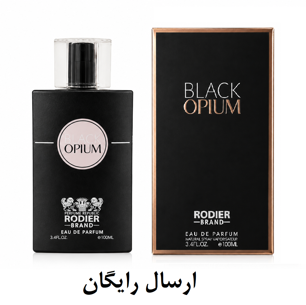 ادکلن زنانه رودیر بلک اوپیوم BLACK OPIUM حجم 100 میلی لیتر