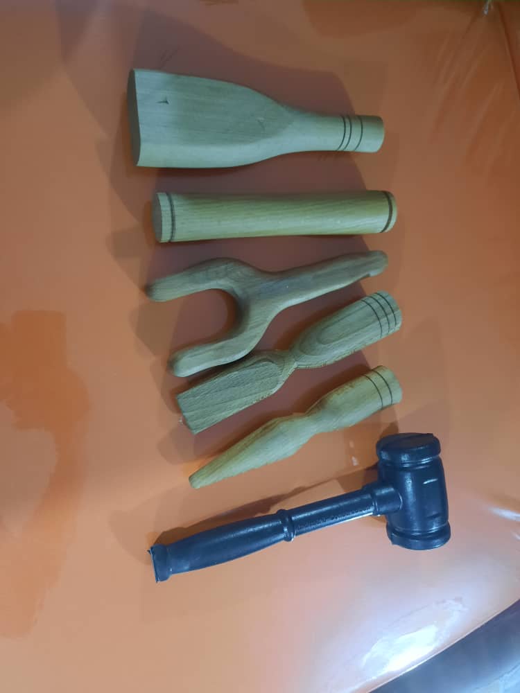 ست 6 تایی تاکسن چوبی