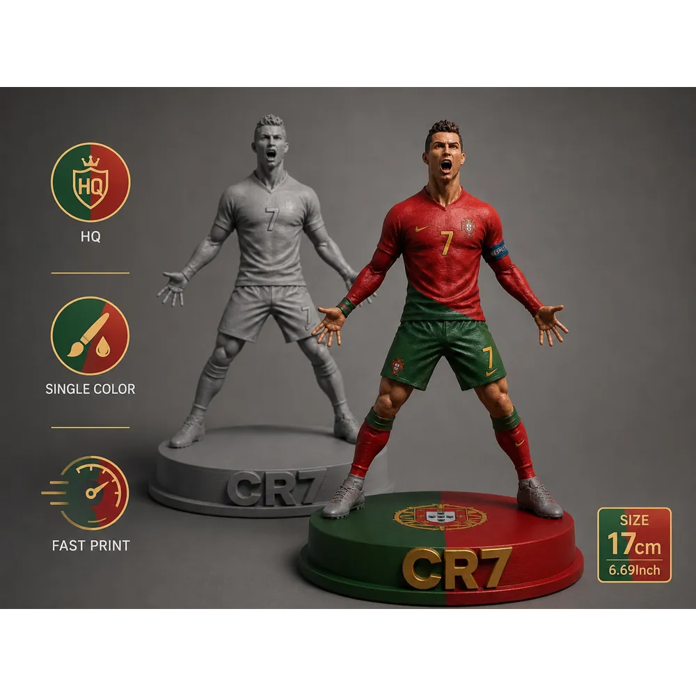 فیگور دکوری کریستیانو رونالدو CR7 با لباس پرتغال