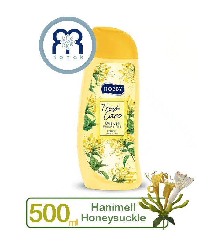 شامپو بدن هوبیHOBBY با رایحه گل یاس حجم 500 میل