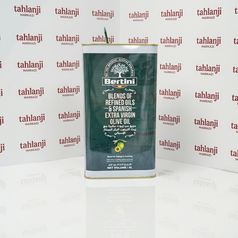 روغن زیتون فرابکر و بدون بو برتینی Bertini – حجم 4 لیتری – ساخت امارات