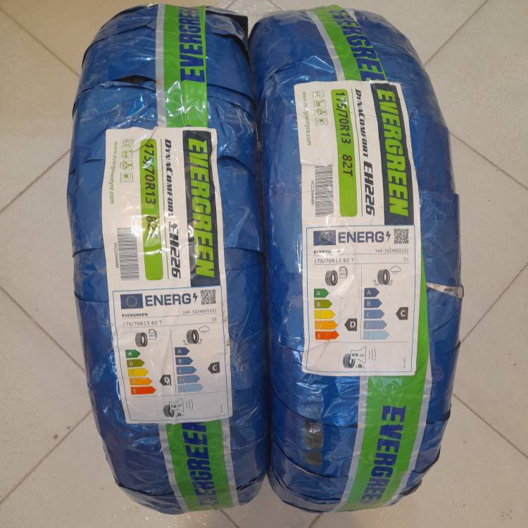 لاستیک اورگرین سایز 175/70/13 مدل EH226 تولید 2025 - دو حلقه
