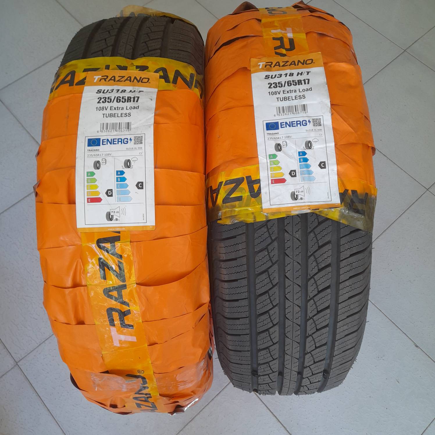 لاستیک ترازانو سایز 235/65/17 مدل SU318 H T تولید 2025 - دو حلقه