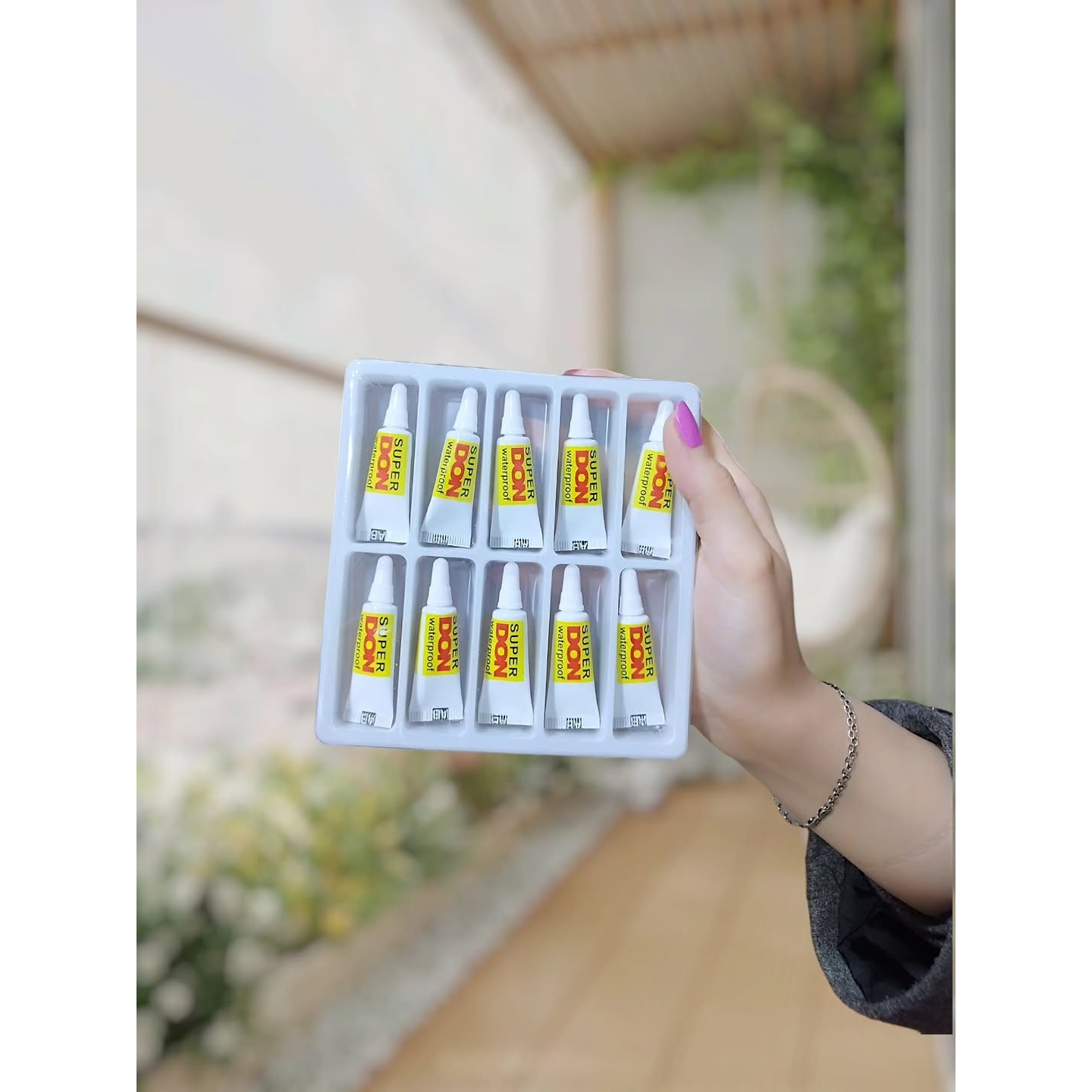 چسب مژه دان DON رنگ مشکی ضد حساسیت 50عددی
