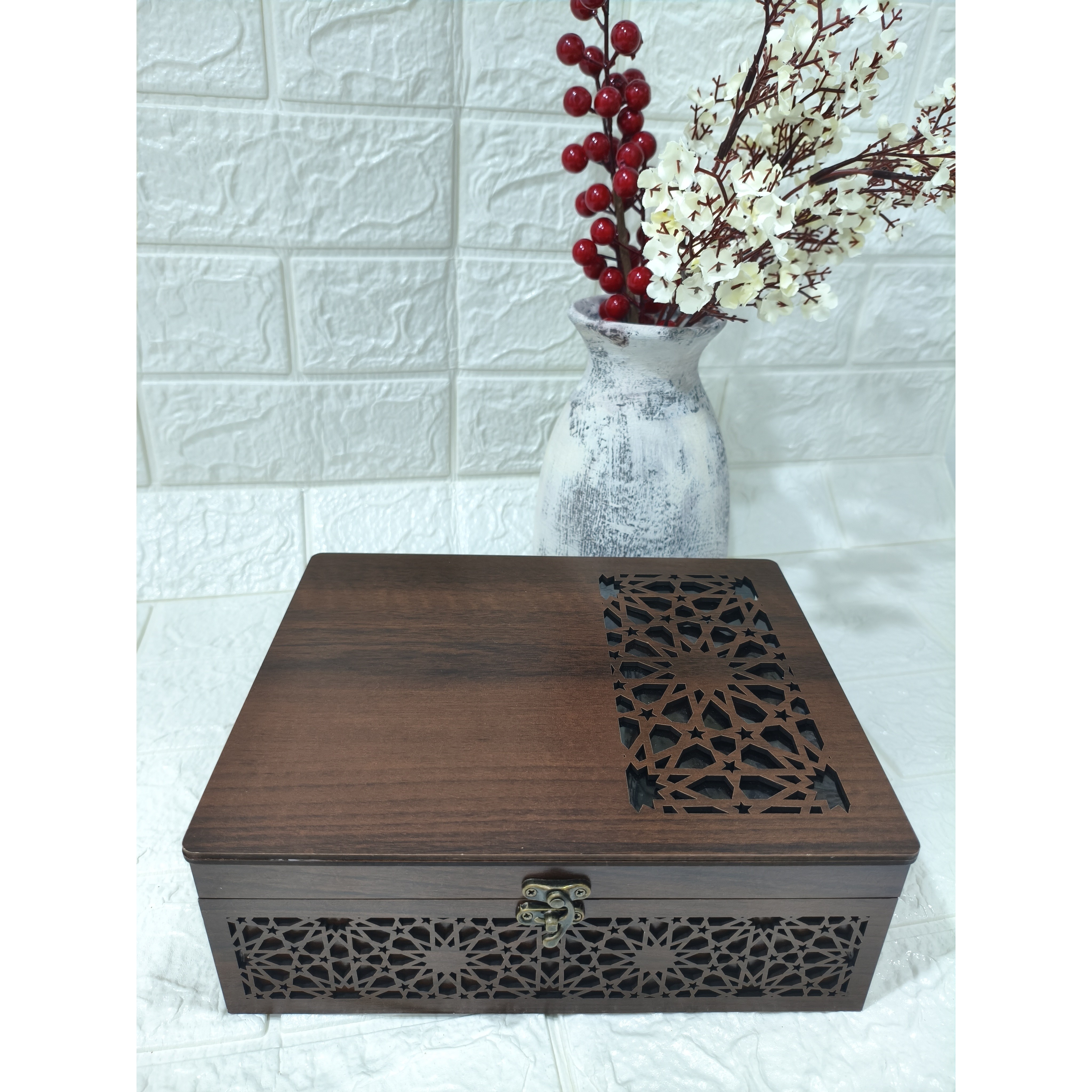 باکس آجیل و خشکبارمدل صبا4خونه(گردویی)
