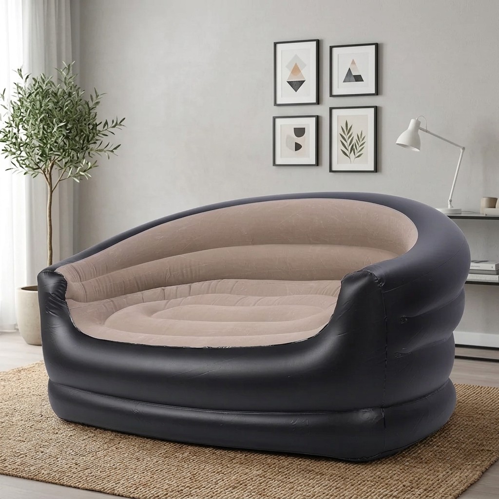 مبل بادی دو نفره Inflatable sofa Double Size جایگزینی سبک و کم جا بجای مبل های سنگین