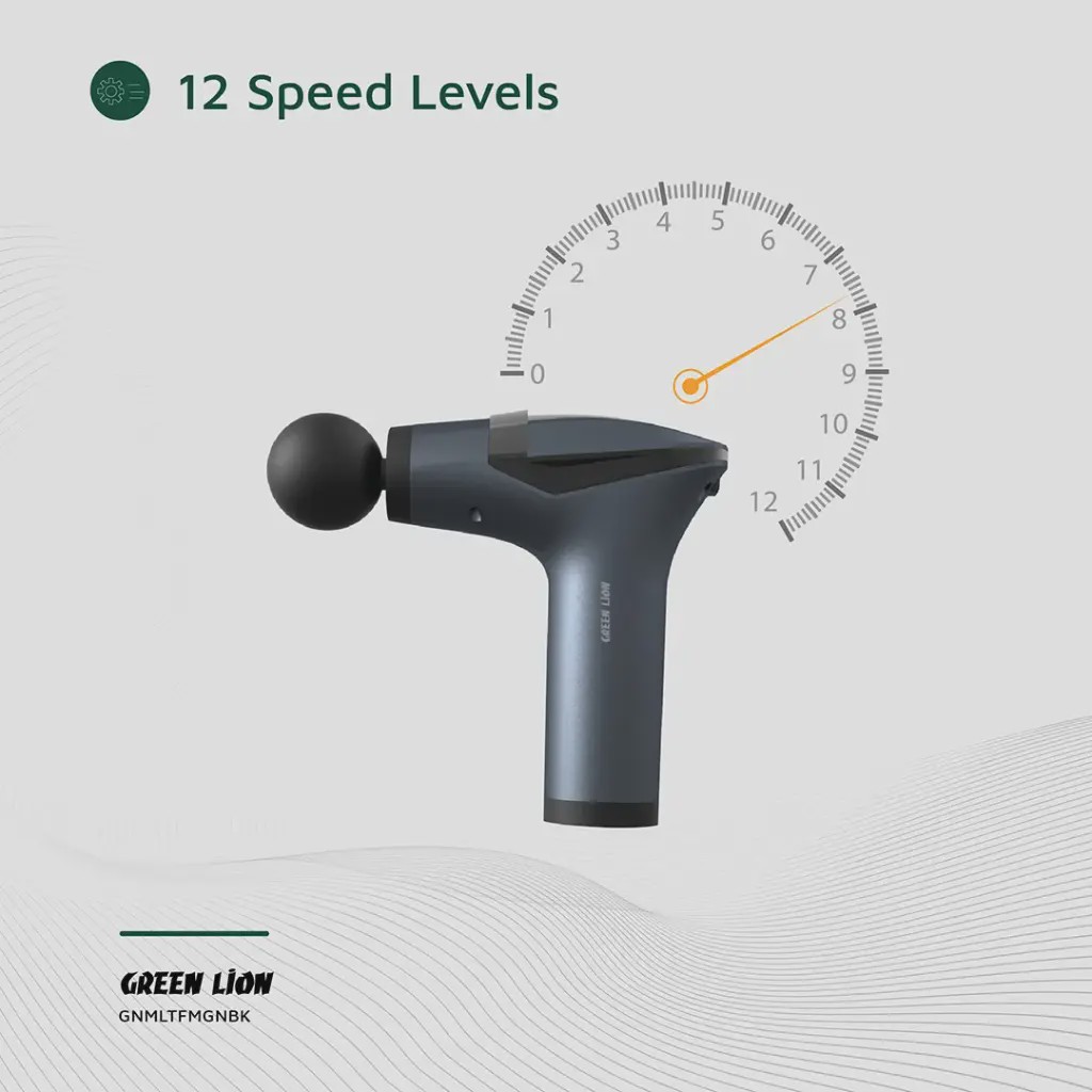ماساژور تفنگی چند منظوره Green Lion مدل Multifunctional Massage Gun GMG-05