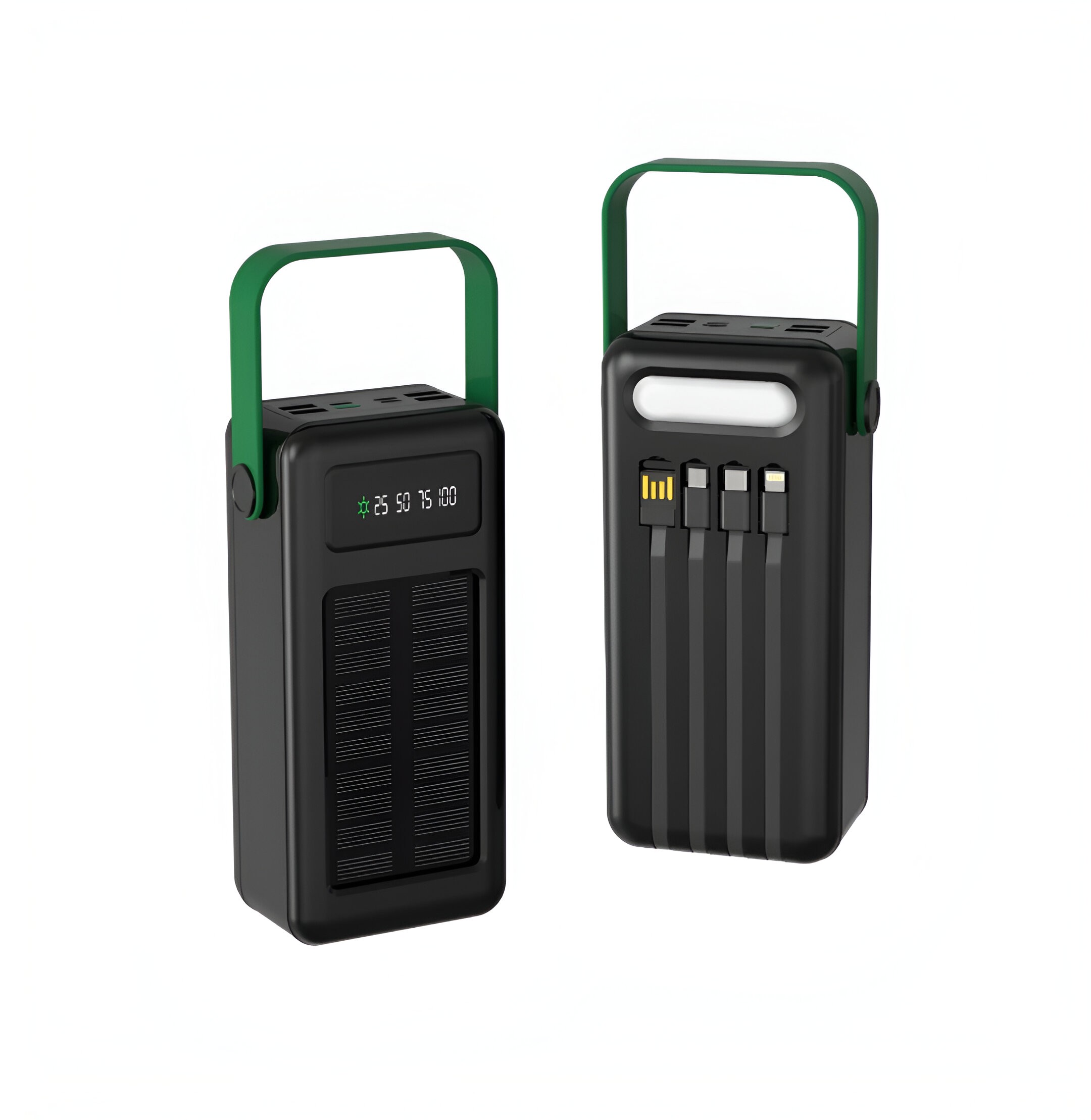پاوربانک خورشیدی گرین لاین Solar Max ظرفیت 50000 میلی آمپر