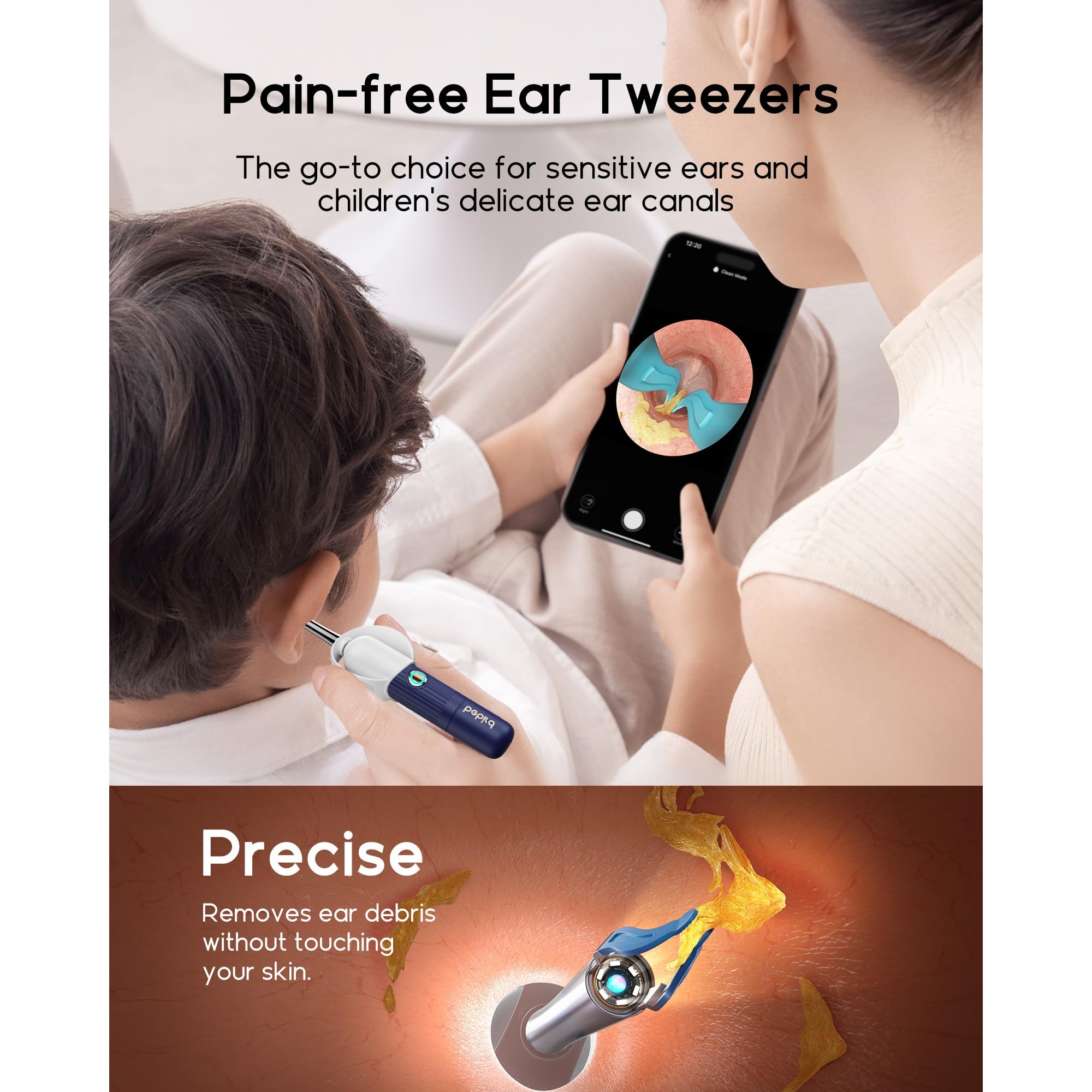 گوش پاک کن هوشمند دوربین دار Bebird EarSight Plus I35R