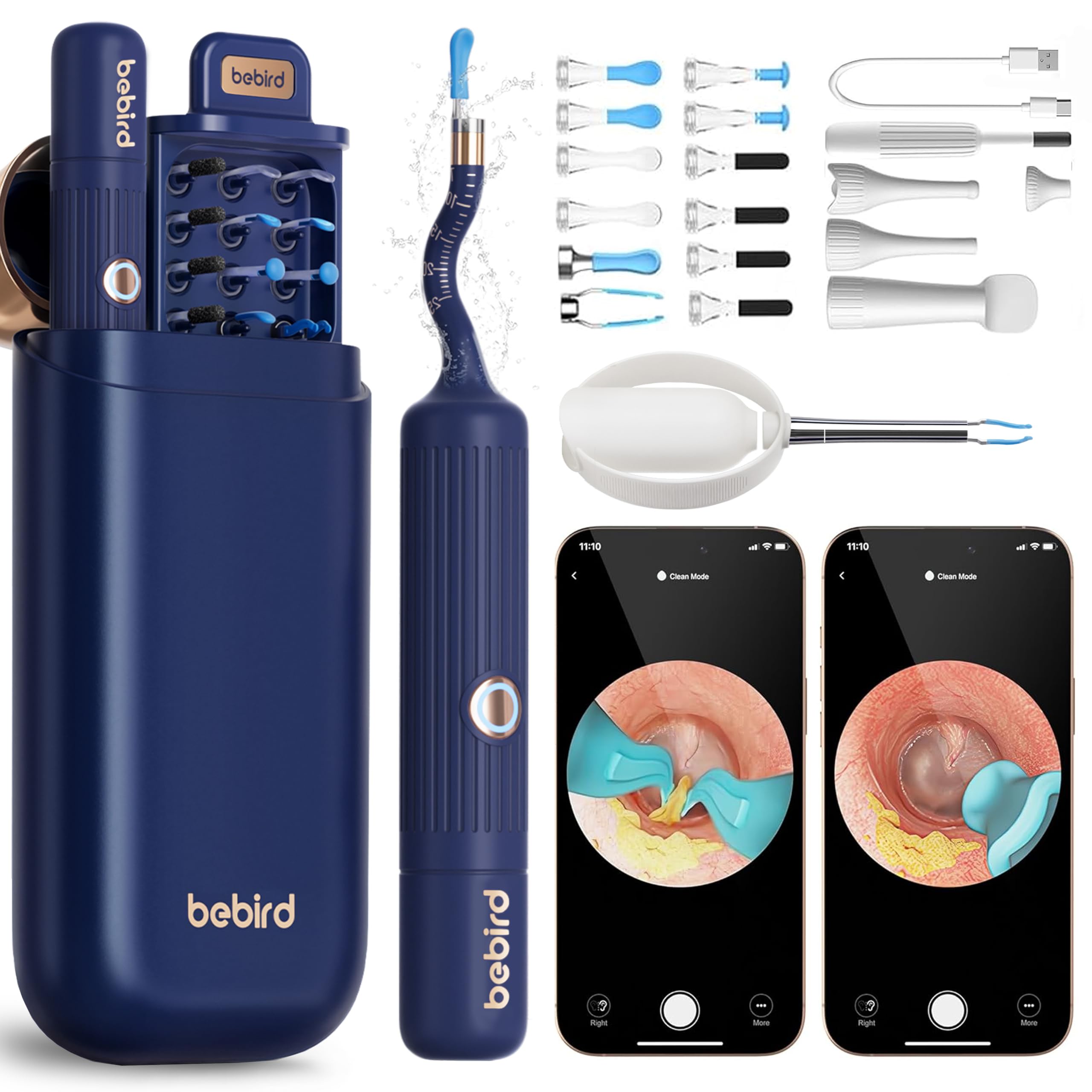 گوش پاک کن هوشمند دوربین دار Bebird EarSight Plus I35R