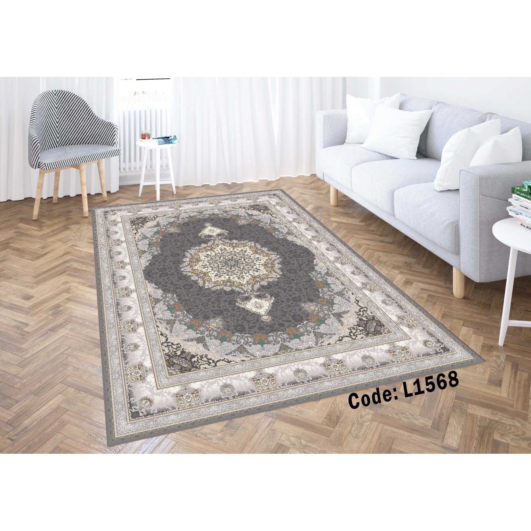 روفرشی کشدار (کاور فرش) و فرشینه و پادری کالای خواب متین کد L 1568
