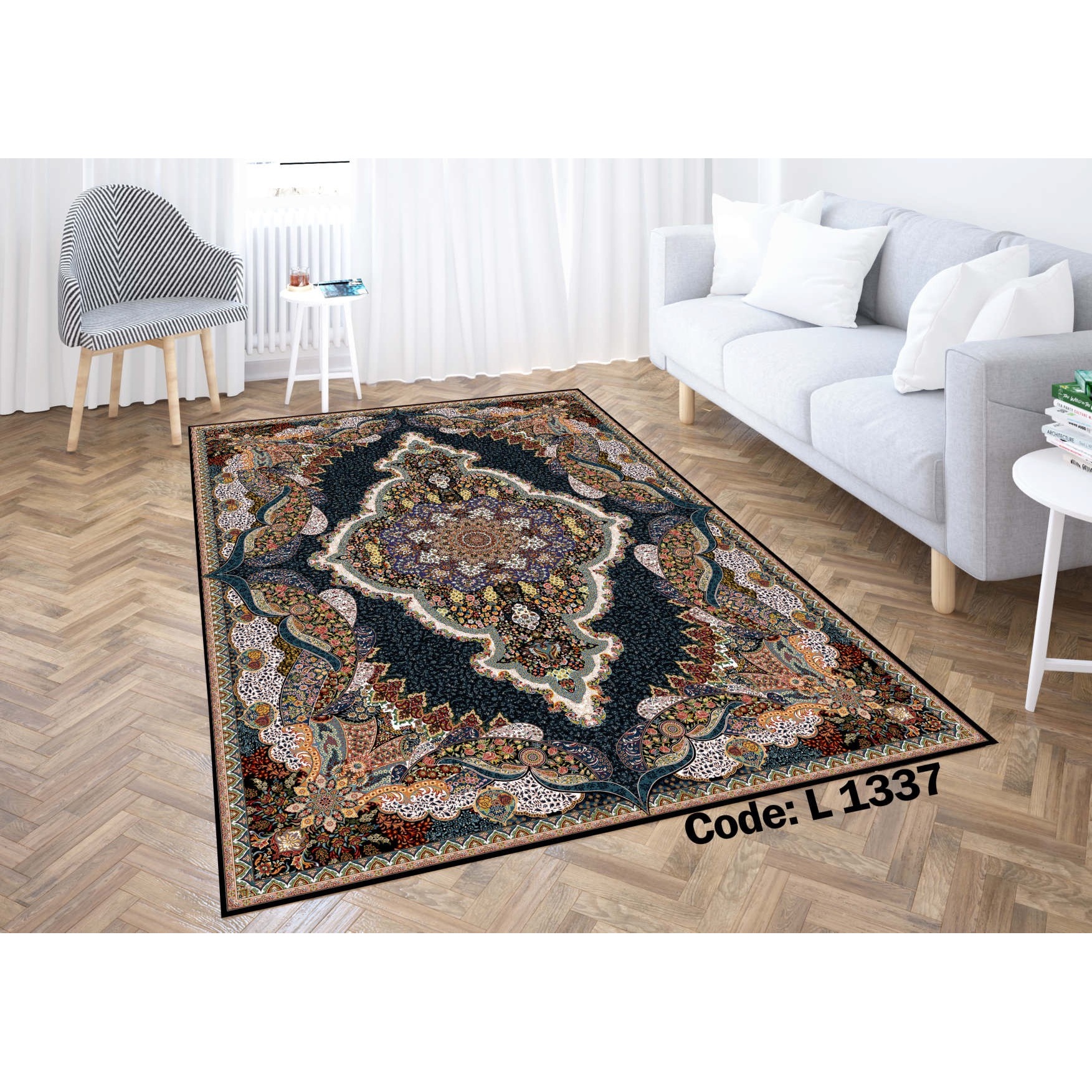 روفرشی کشدار (کاور فرش) و فرشینه و پادری کالای خواب متین کد L 1337