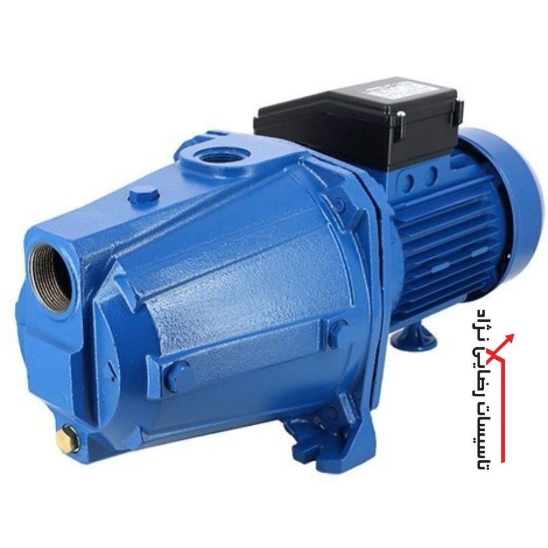 پمپ تک پروانه جتی 1 اسب تکفاز ابارا مدل اکونومی AGA ECO 1.00 M (L)