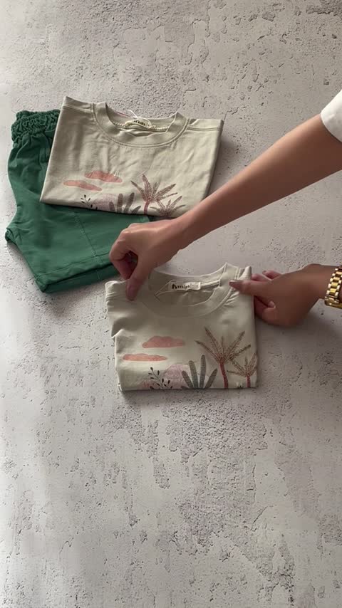 تیشرت و شلوارک دایناسوری پسرانه