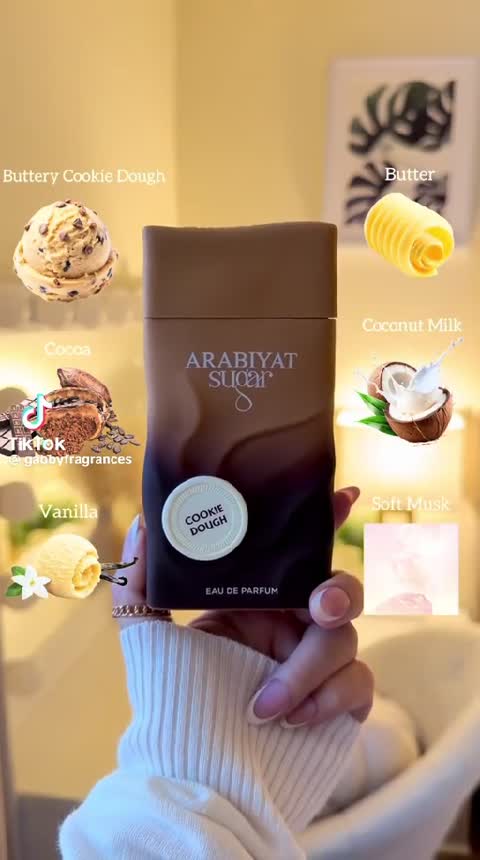 ادکلن کوکی دو عربیات شوگر cookie dough حجم 100 میلی لیتر 