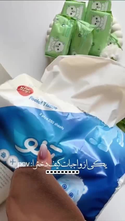 دستمال مرطوب فانتزی جیبی طرح گربه بسته 8 عددی