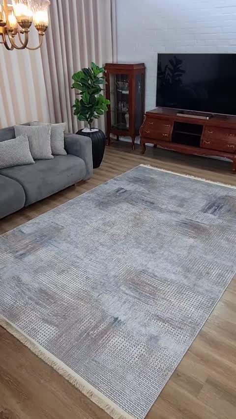 فرشینه مخمل ترک ضد لغزش بدون پرز مدل M111 (قابل سفارش در ابعاد دلخواه)