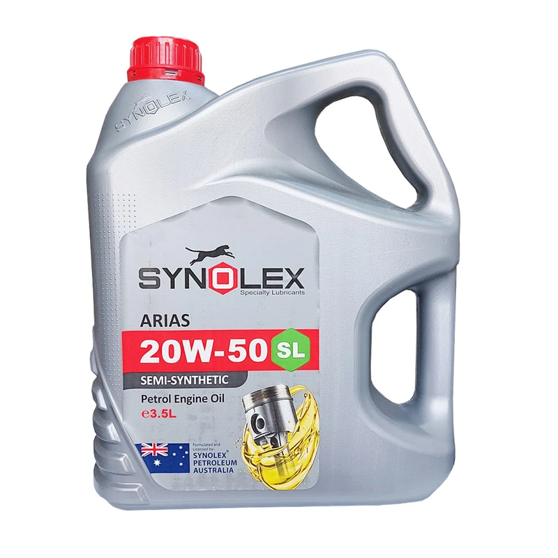 روغن موتور سینولکس 20W-50 SL حجم 3.5 لیتر (کارتن 6 عددی)