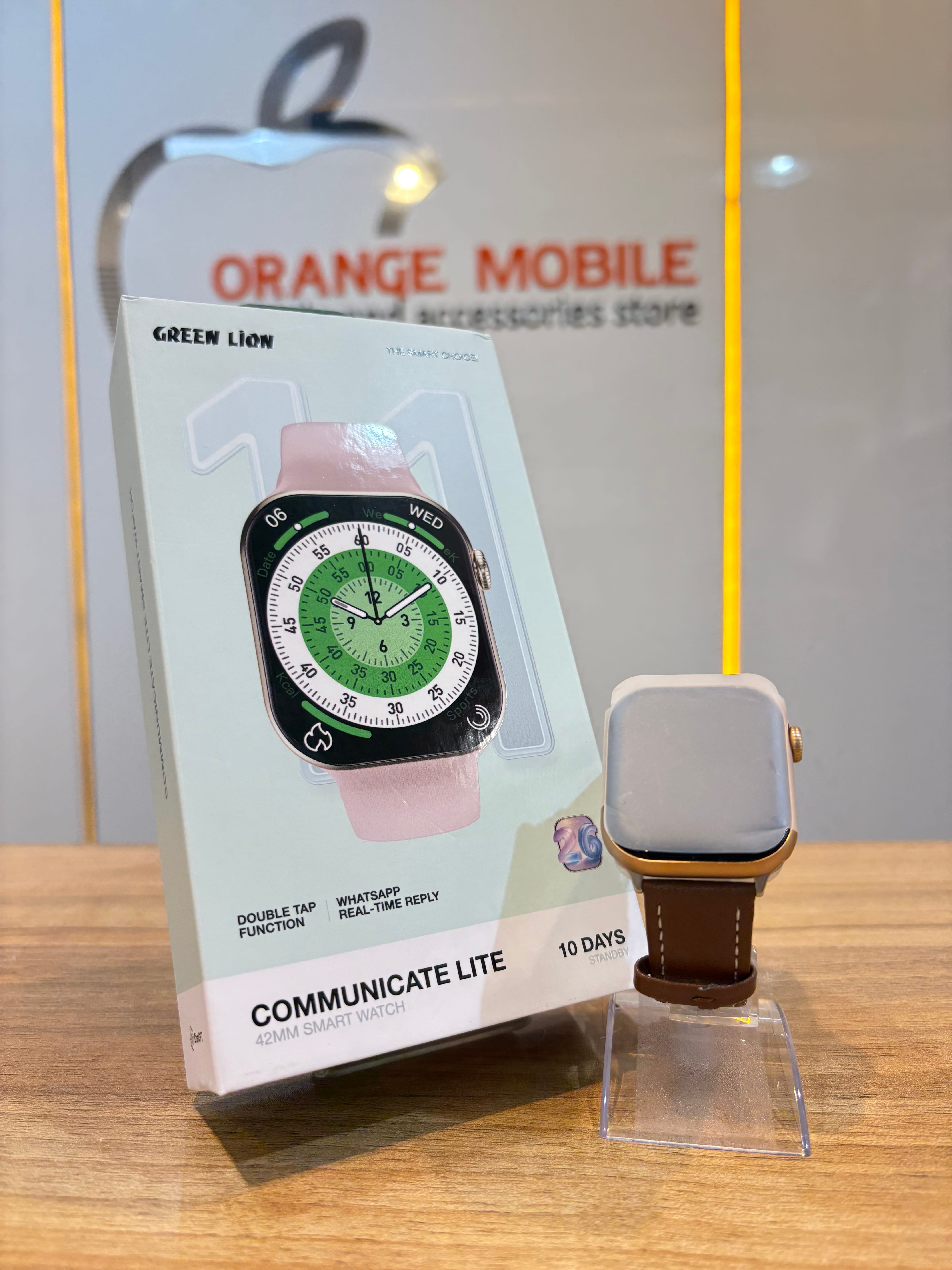 ساعت هوشمند communicate LITE گرین لاین مدل GL-SW11C سایز 42 میلیمتر ضد آب IP68