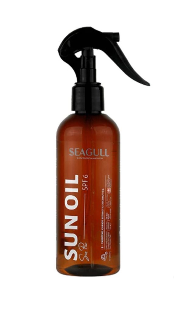 روغن برنزه کننده و ویتامینه سی گل SPF6