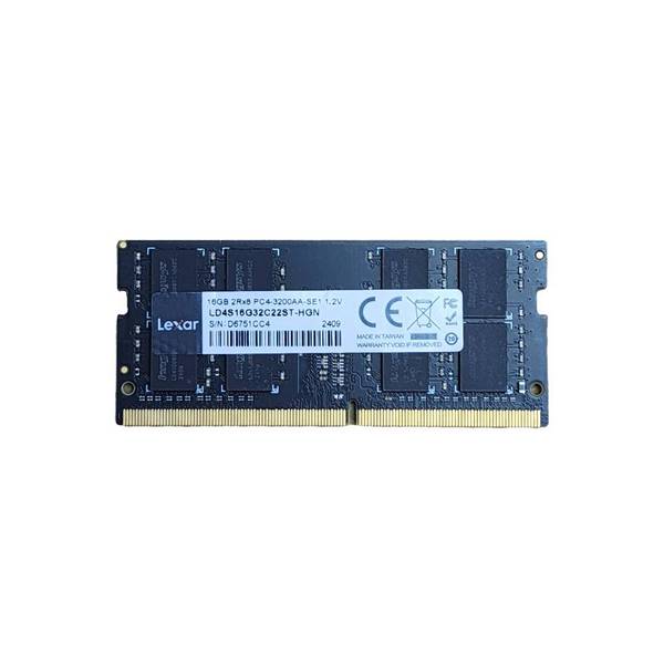 رم لپ تاپ لکسار Ram Lexar 16GB DDR4 PC4-3200Mhz CL22