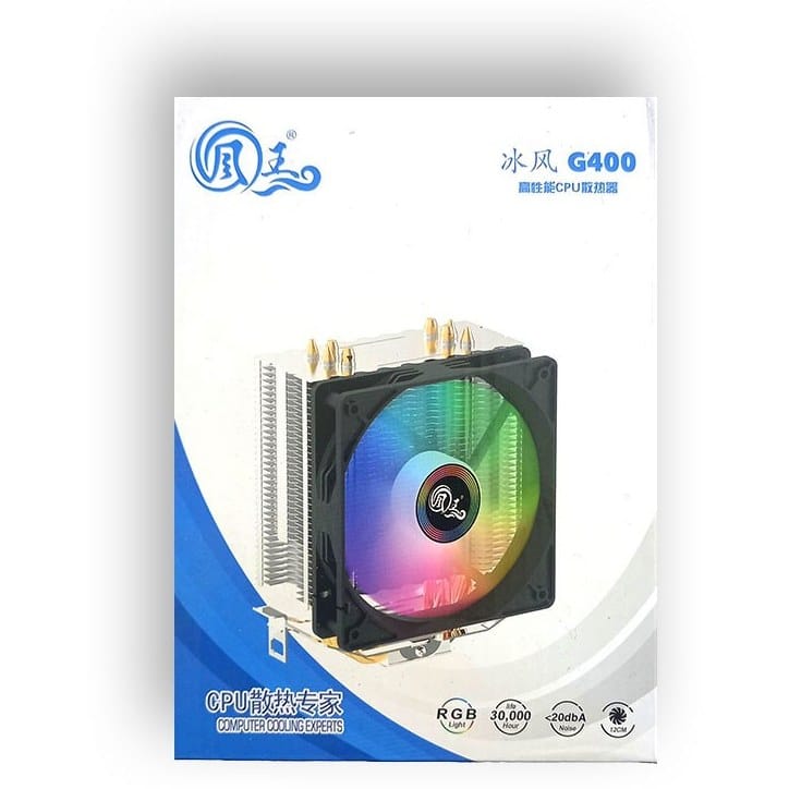 فن خنک کننده پردازنده کومبو RGB برند COLD SPOTS مدل G400