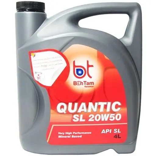روغن موتور بهتام طرح توتال 20W50 SL نیمه سینتتیک چهار لیتری