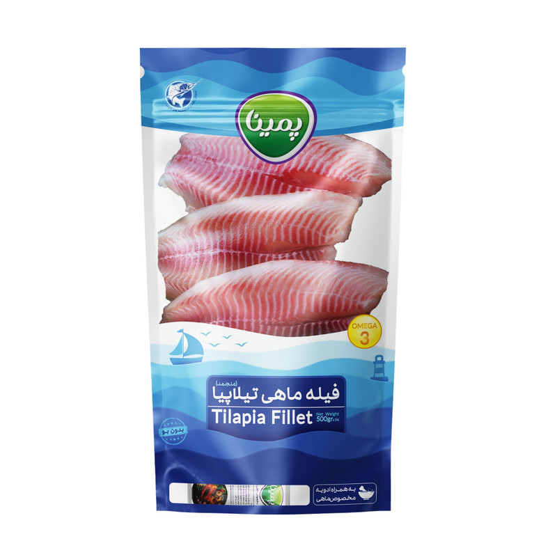 فیله ماهی تیلاپیا پمینا - 500 گرم