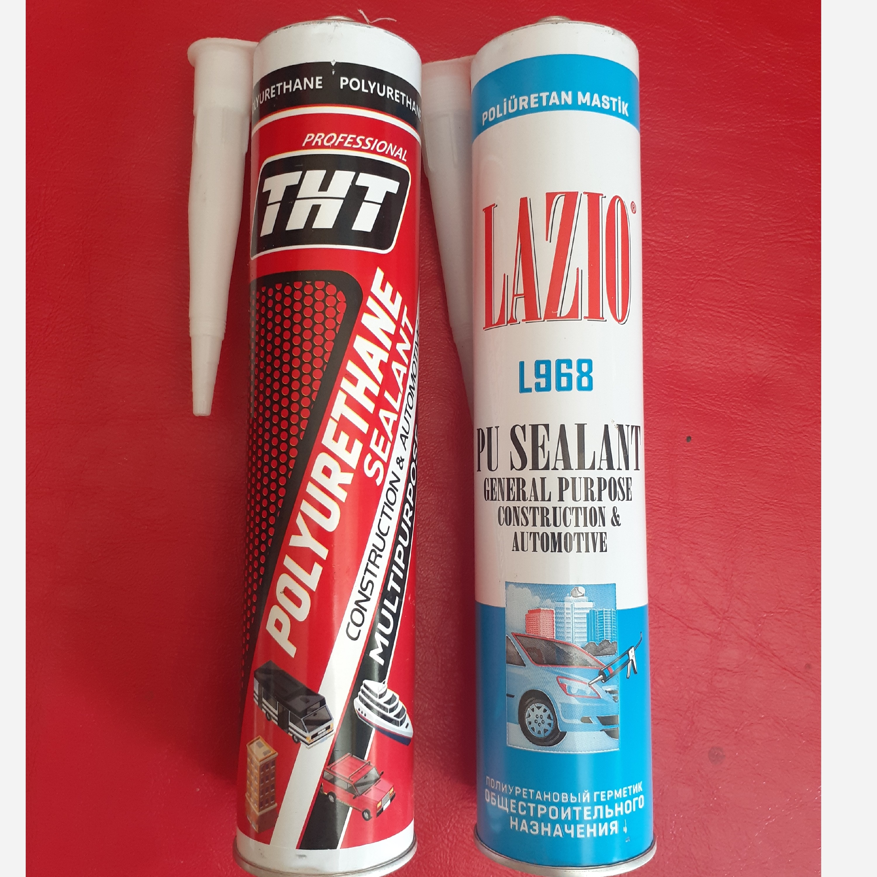 چسب درزگیر و درزبند پلی یورتان لاستیکی طوسی polyseal 7700 pu پمپی 280 میلی لیتری