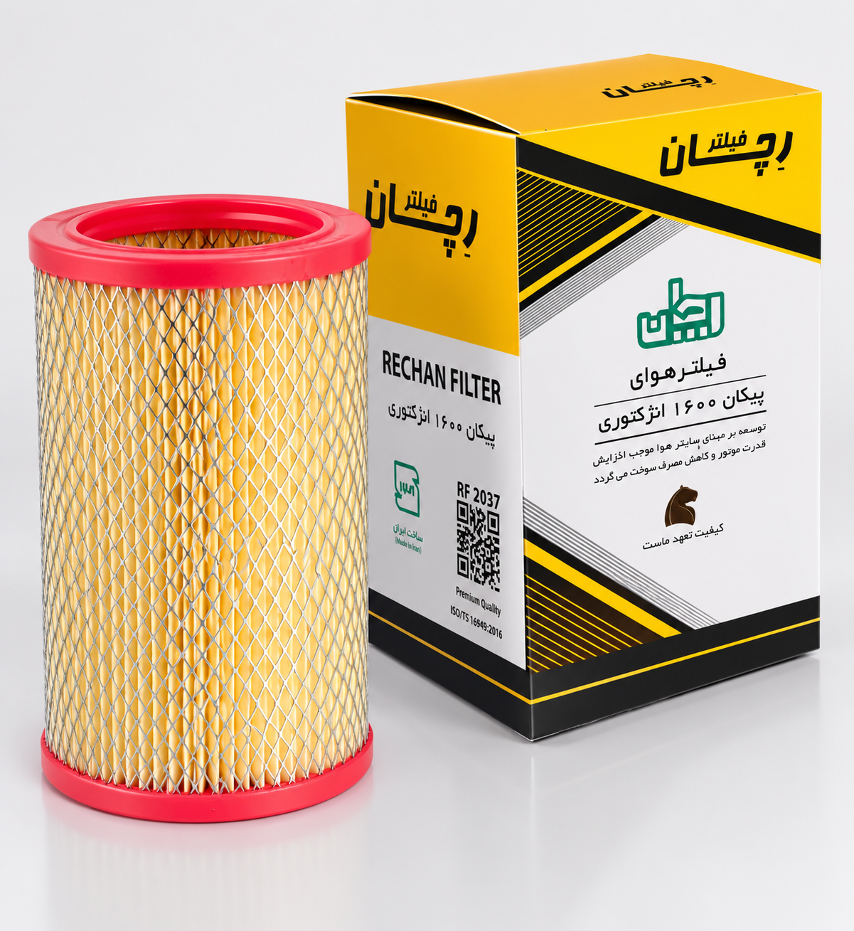 فیلتر هوای پیکان انژکتوری رچان فیلتر سلفونی