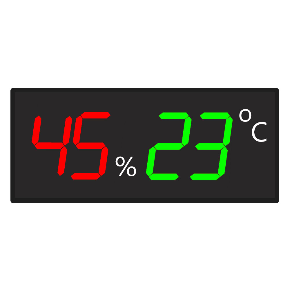 نمایشگر دما و رطوبت دیجیتال 2560
